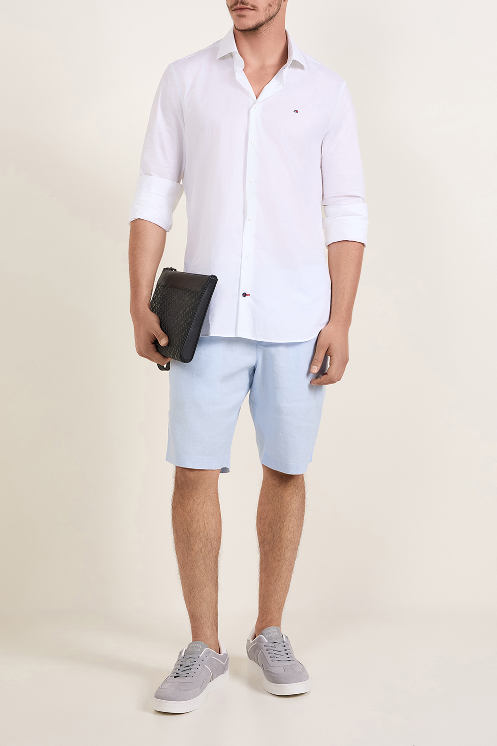 מכנסיים קצרים מפשתן